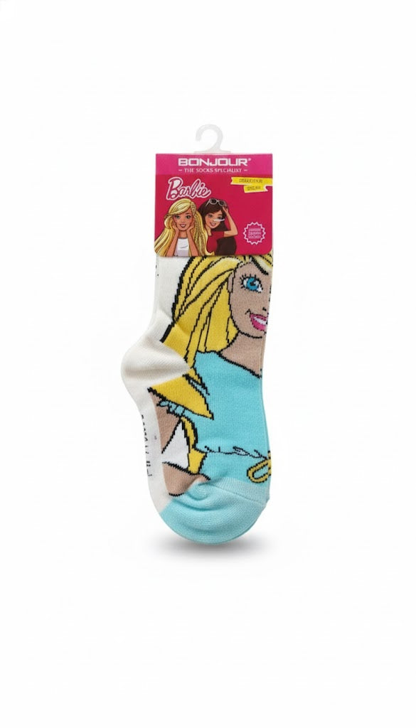 Barbie Socks With Blue And White Colour