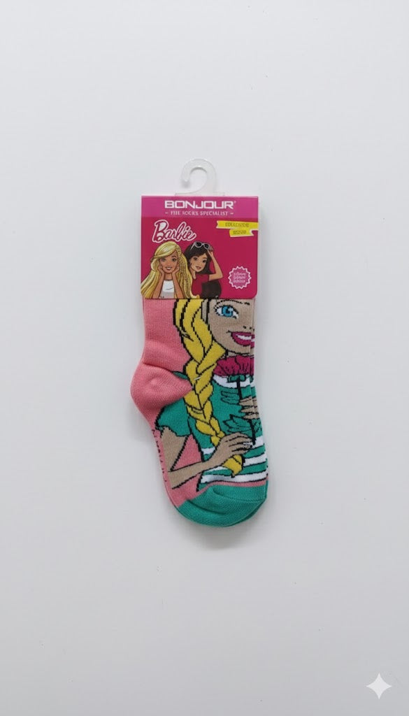 Barbie Socks With Pink And GreenColour
