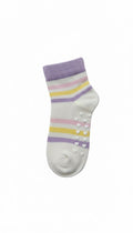 Kids Fancy Girls Ankle Socks White