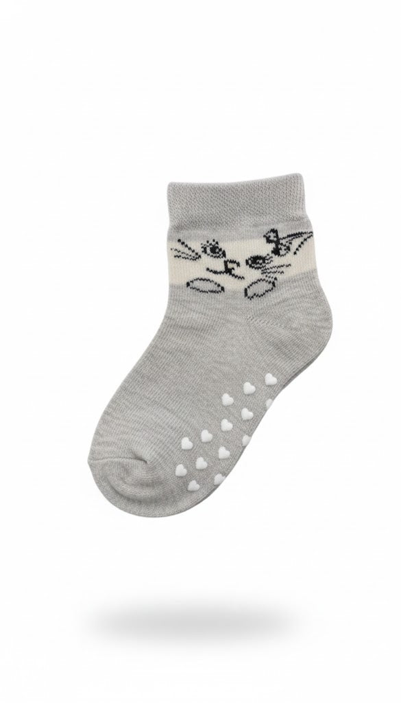 Cushion Girls Ankle Socks With Cat Design