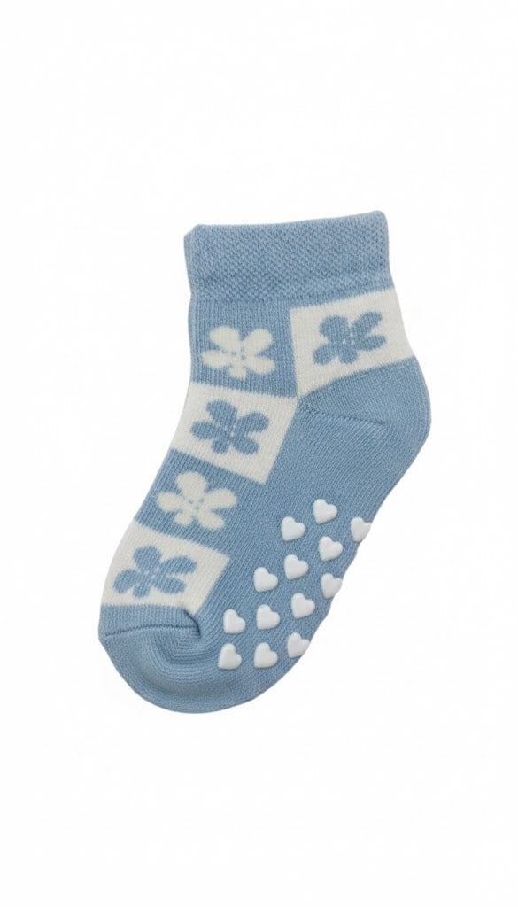 Cushion Girls Ankle Socks With Flower Design