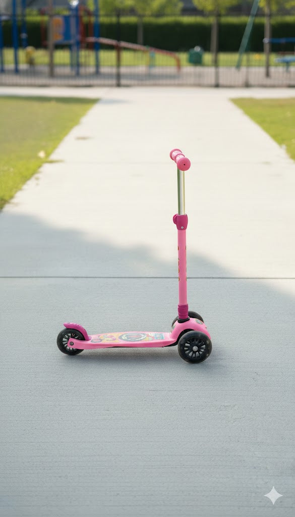 Pink: Kick Scooter Coco Jumbo Led With Light & Music At Your Kids Kingertips