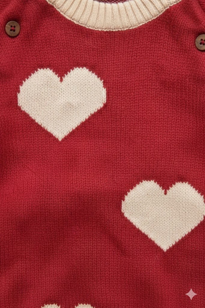 Red Sweater Full Sleeve