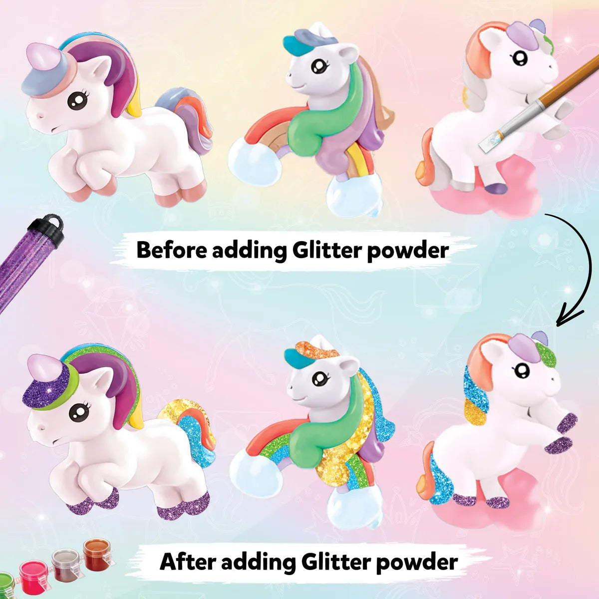 Mould & Paint - Magical Unicorns